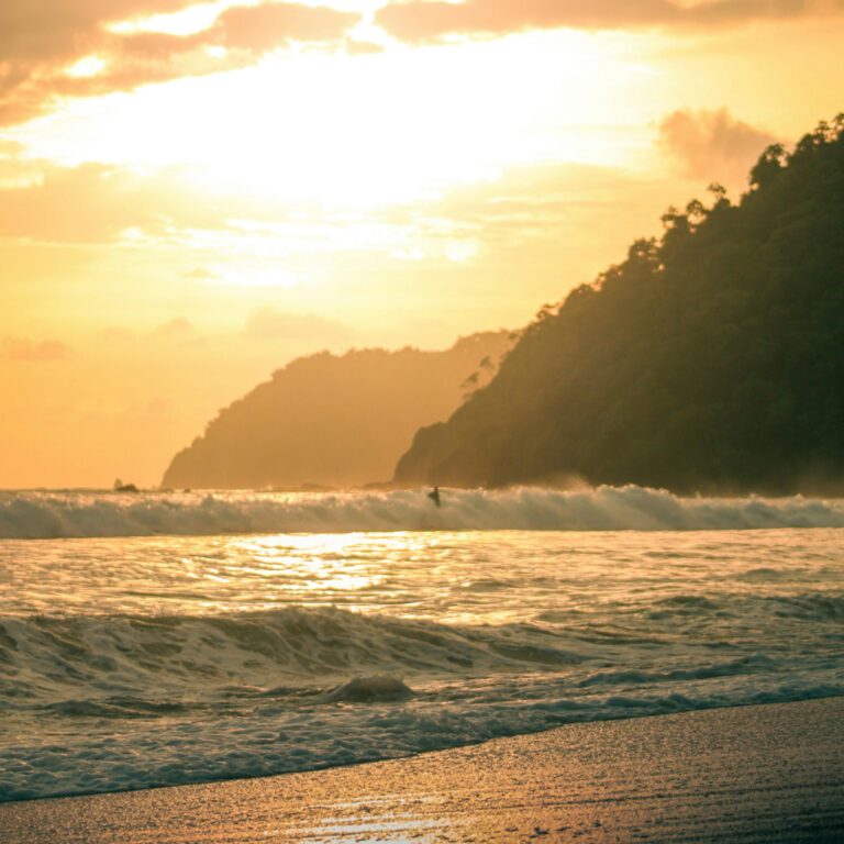 Practicing kung fu is one of the activities you can do at Guiones & Pelada Beaches, Costa Rica.